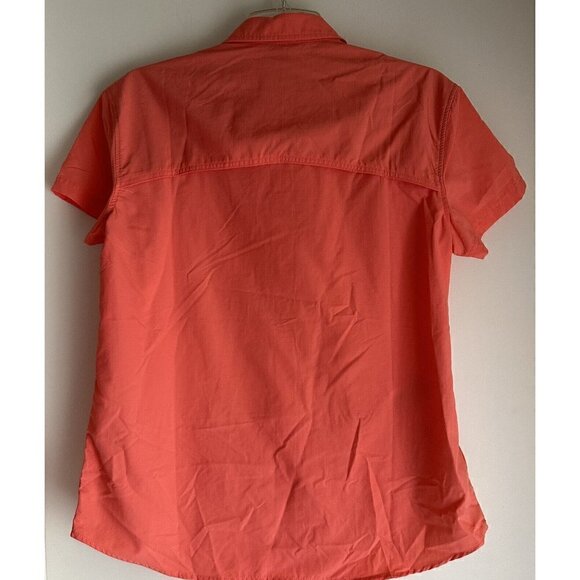 Columbia Womens Size‎ Small Salmon Silver Ridge Utility Short Sleeve Shirt - Picture 3 of 5